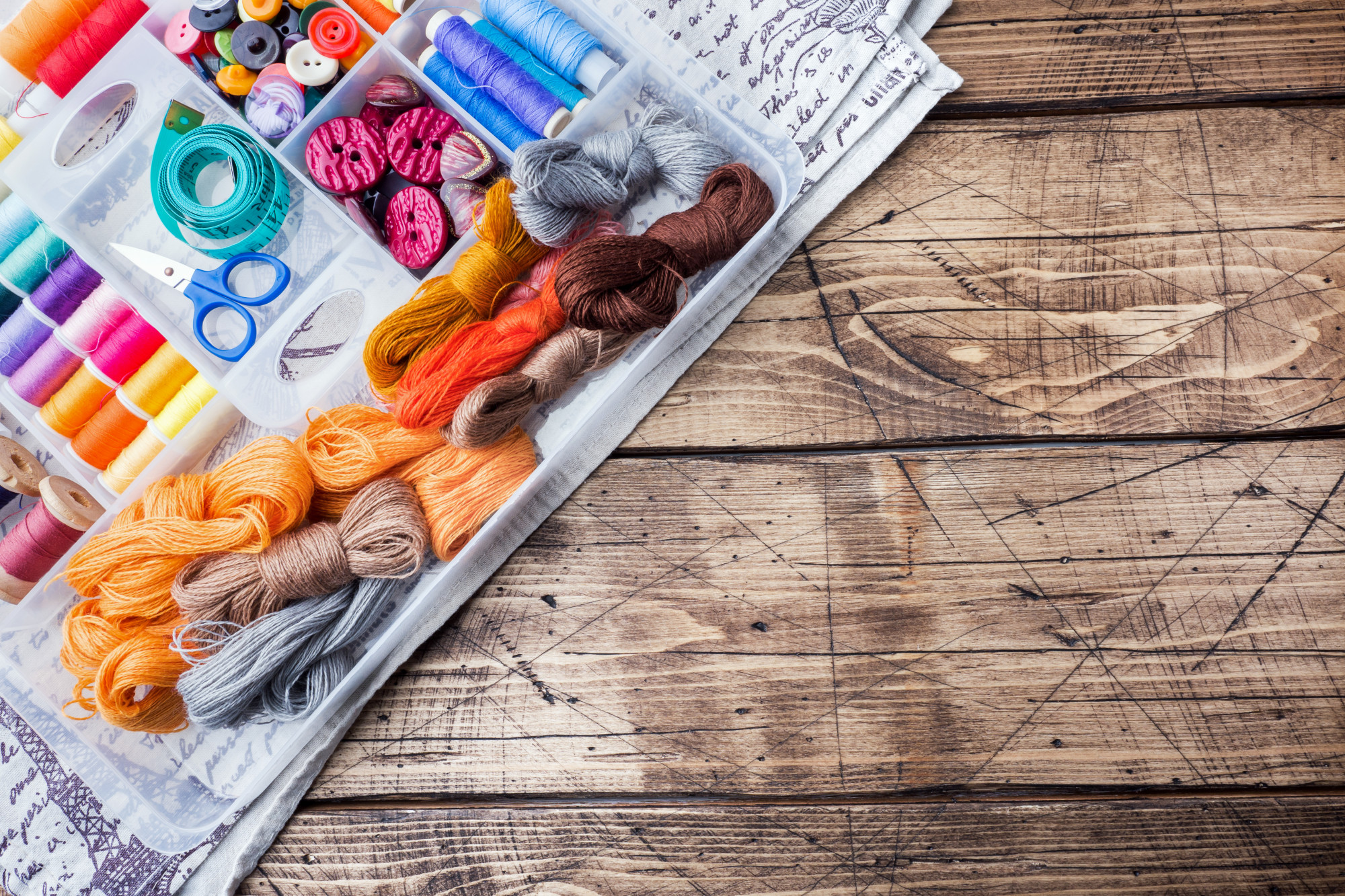workspace with threads and samples